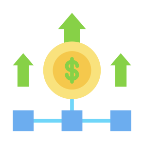 Financial Guide, Money, Planning, Up Arrow, Future icon