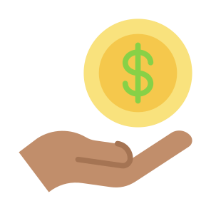 Fund, Hand, Dollar, Investment, Money Bag icon