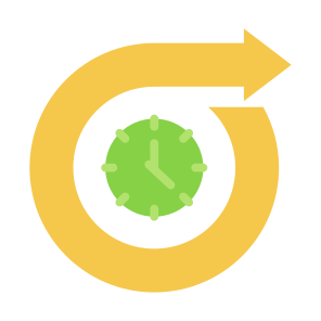 Future, Duration, Time, Long Term, Arrow icon