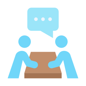 Meeting, People, Talk, Communications, Discussion icon
