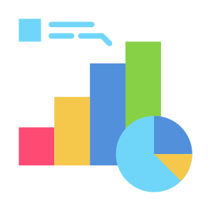 Sales, Statistics, Marketing, Pie Chart, Bar Chart icon