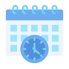 Schedule, Time, Calendar, Deadline, Estimate icon