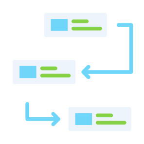 Workflow, Management, Sequence, Process, Planning icon