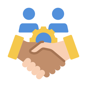 Collaboration, Agreement, Handshake, People, Customer Relationship Management icon