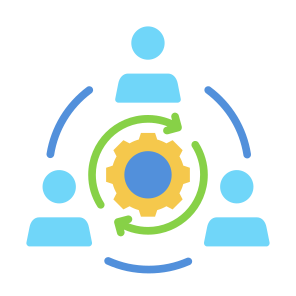 Collaboration, Group, Team, Teamwork, Stakeholders  icon