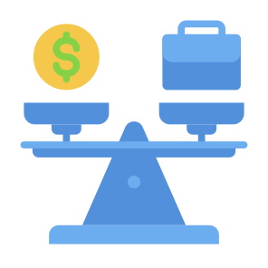 Balance, Job, Scale,  Work, Money icon