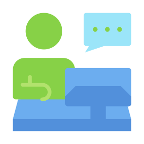 Consulting, Talk, Speech, User, Communications, Services icon