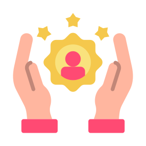Customer Loyalty, Client, Rating, Stars, Reward Points icon