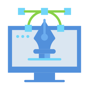 Graphic Design, Web Design, Designer, Pen Tool,  Digital Art  icon