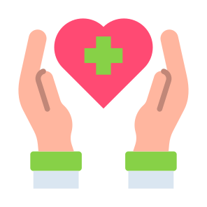 Healthcare, Heart, Hand Gesture, Insurance, Healthcare And Medical  icon