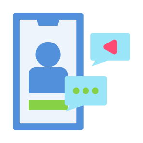 Influencer, Smartphone, People, Communications, Online  icon