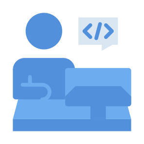 Programmer, Developer, User, Coding, Professions And Jobs icon