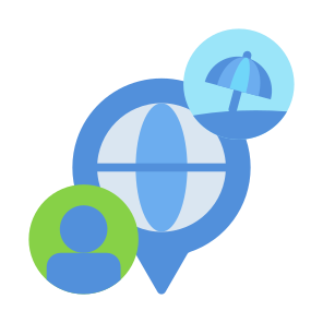 Travel, Summer, World, Holidays, User icon