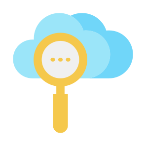 Cloud Search, Cloud, Search, Cloud Computing, Internet, Magnifying Glass icon