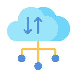 Cloud Transfer, Cloud, Data, Transfer, Network, Cloud Computing  icon