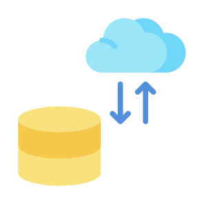 Cloud Transfer, Cloud, Transfer, Data Transfer, Server, Storage icon