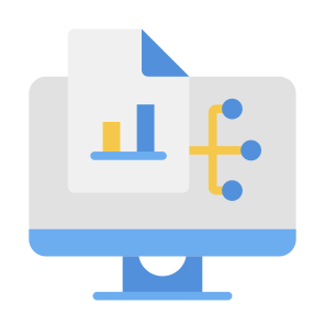 Data Analytics, Data, Analytics, Report, Statistics, Monitor icon