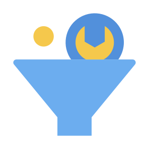 Filter Settings, Filter, Settings, Funnel, Filtering, Sorting  icon