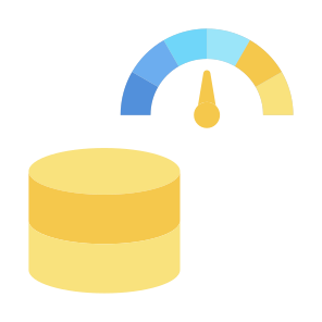 Server Performance, Server, Database, Performance, Speedometer, Speed Test icon