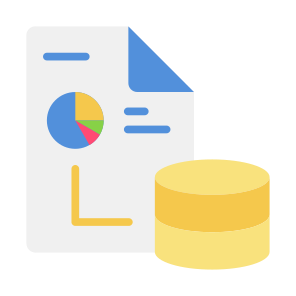 Server Report, Server, Report, Data Storage, Data, Analytics icon