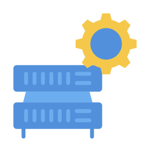 Server Settings, Server, Setting, Configuration, Database, Management  icon
