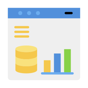 Statistics Server, Statistics, Server, Data Storage, Report, Analysis icon