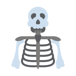 Skeleton, Bones, Skull, Human Body, Anatomy icon