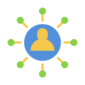 Channel, User, Connection, Networking, Network, Connect icon