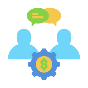 Communication, Discussion, Consulting, Consultation, Negotiation, Finance icon