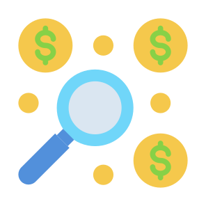 Discover, Find, Money, Vision, Explore, Chance icon