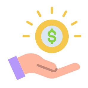 Earning, Money, Wage, Income, Salary, Ebitda icon