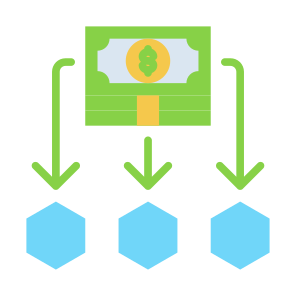 Expenses, Money, Structure, Planning, Cost, Allocation icon