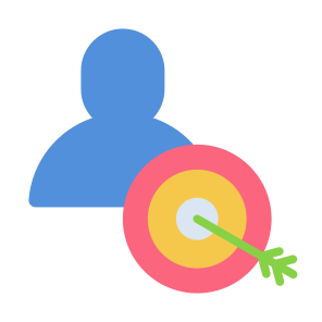 Goal, Target, Personal, Focus, Aim, Mission icon