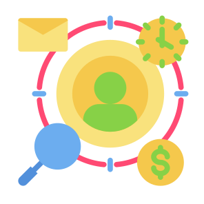 Buyer Persona, Target, Audience, Customer, Target Market icon