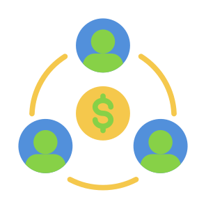 Customer, Money, Target, Team, Consumer icon