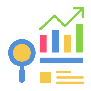 Data Analytics, Statistics, Analysis, Report, Growth icon