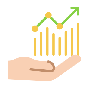Forecasting, Management, Economy, Statistics, Growth icon