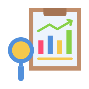 Market Research, Report, Research, Evaluation, Market Analysis icon
