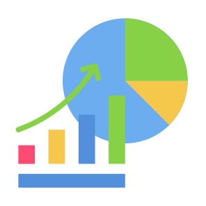 Market Share, Increase, Investment, Growth, Profit icon