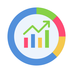 Market Size, Statistics, Data, Report, Analytics icon