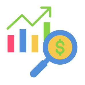 Potential, Market, Analysis,  Report, Growth icon