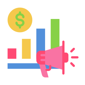 Promotion, Price, Sales, Statistics, Campaign icon