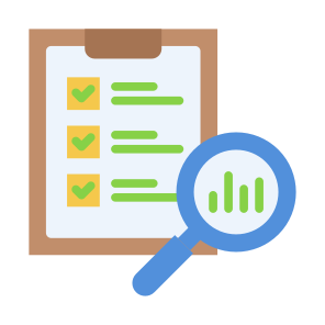 Qualitative Research, Statistics, Research, Survey, Evaluation icon