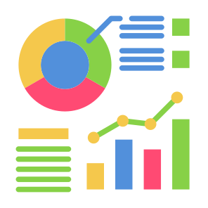 Analytics, Visualization, Statistics, Graphs, Visual Data, Business, Finance, Data Analytics, Data, Charts icon
