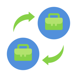 Bb, Collaboration, Work, Trade, Business To Business  icon