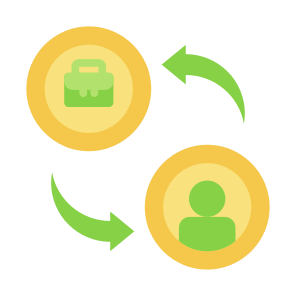 Bc, Business, Business To Consumer, Company, Work, Client, Transaction icon