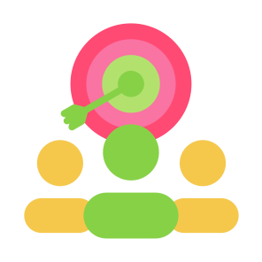 Strategy, Target Audience, Advertising, Promotion, Customer, User, Marketing icon