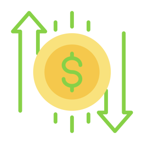 Transfer, Transaction, Currency, Money, Dollar  icon