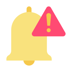 Alert, Notification, Caution, Warning, Attention  icon