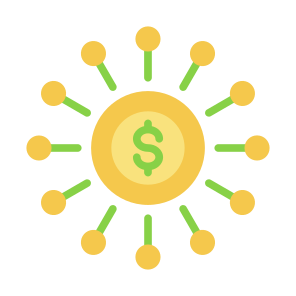 Connection, Networking, Transaction, Network, Money icon